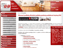 Tablet Screenshot of bbpodlahy.cz
